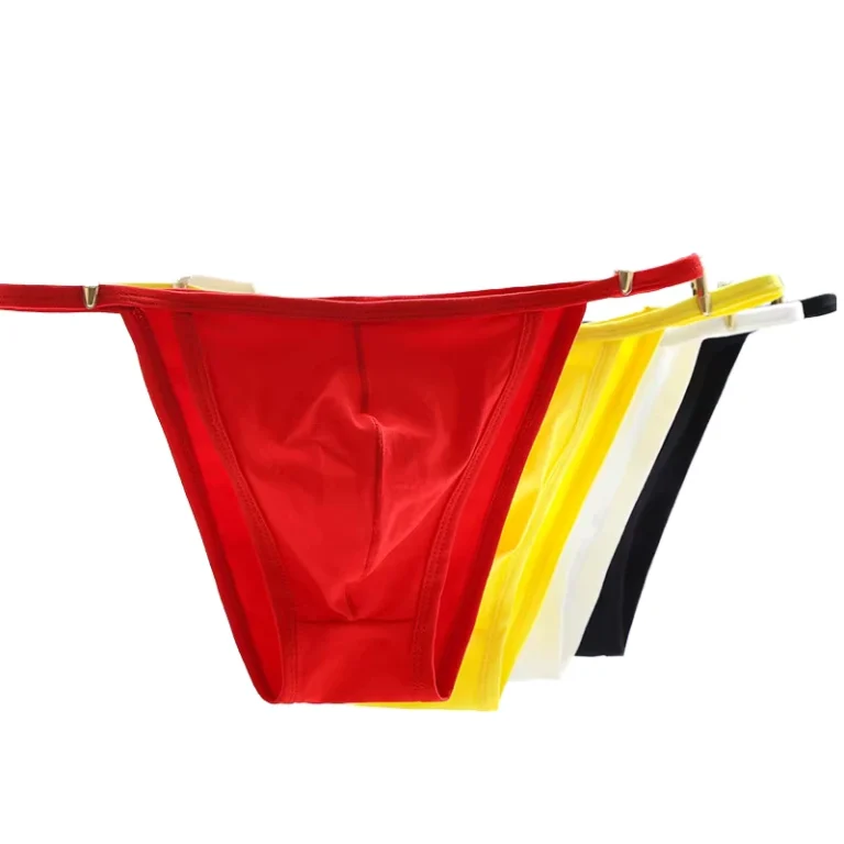 4-Color-Seamless-Sexy-Mens-Cotton-Underwear-Low-Rise-Jockstrap-Briefs-with-Bulge-Pouch-Assorted-T-Back-Thongs
