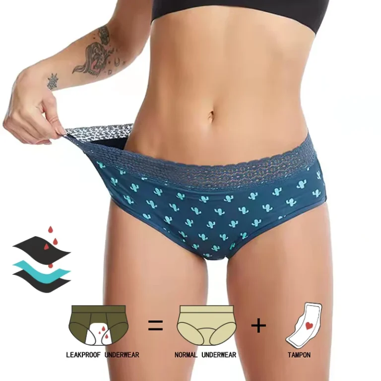 4-Layers-Leak-Proof-Mid-Waist-Period-Menstrual-Underwear-for-Teen-Girls