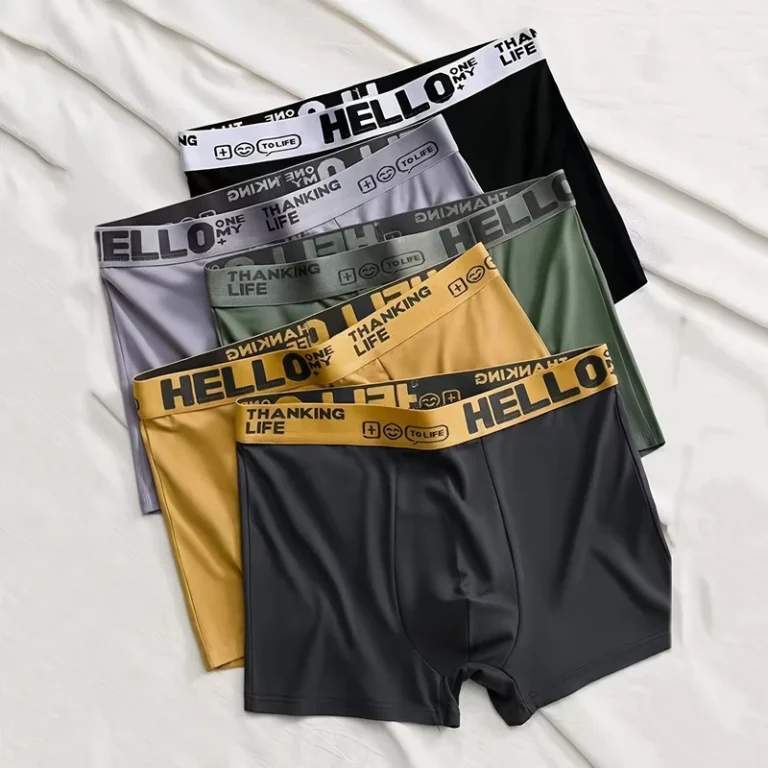5PCS-Mens-Underwear-Mid-Waist-Breathable-Lightweight-Boxers-Boxers-Letter-Suit-Mens-Underpants-in-Multiple-Colors