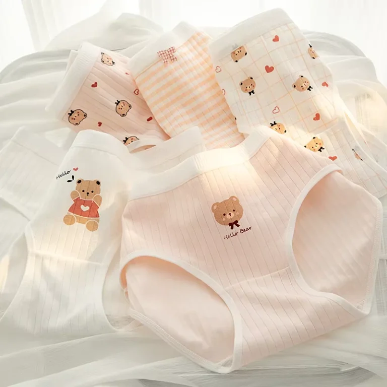 6Pcs-Lot-95-Cotton-Underwear-Cute-Knot-Soft-Breathable-Briefs-Cute-Young-Panties-Solid-Girl-Children-Clothes-0590