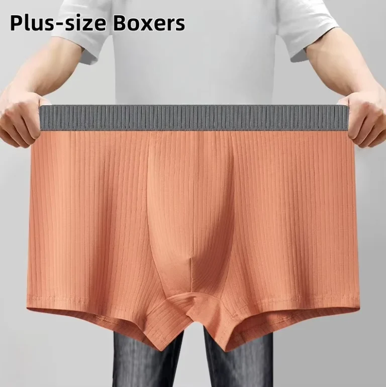 88019-Cotton-Plus-size-Boxers-Extra-Large-Size-Mens-Underwear-Overweight-High-Elasticity-Boxer-Briefs-Factory-in-Stock