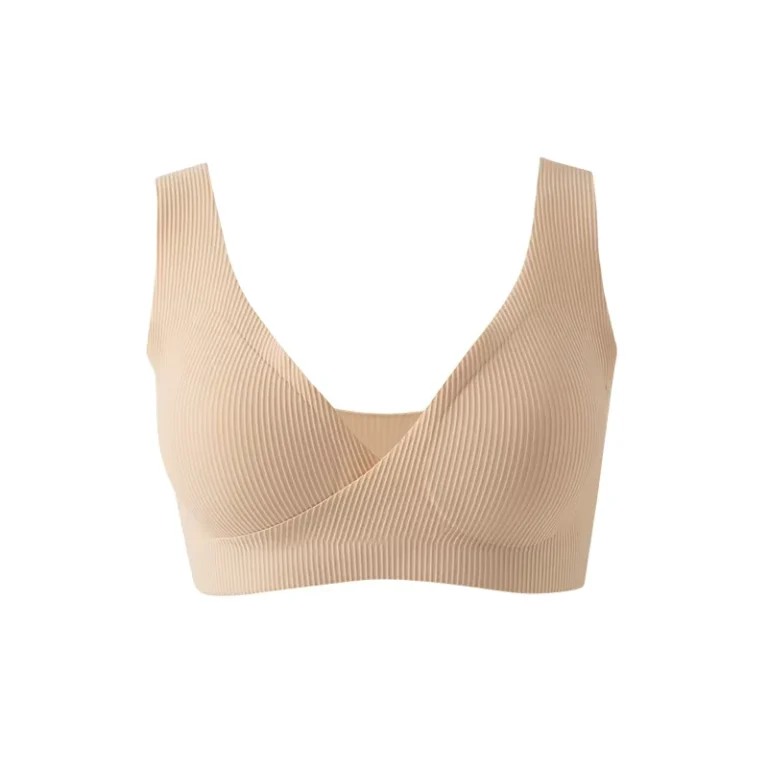 8896-Woman-Comfortable-Bra-Nursing-Underwear-Fixed-Cup-Cross-V-Neck-Ice-Silk-Seamless-Wide-Shoulder-Strap-Maternity-Tank-Top