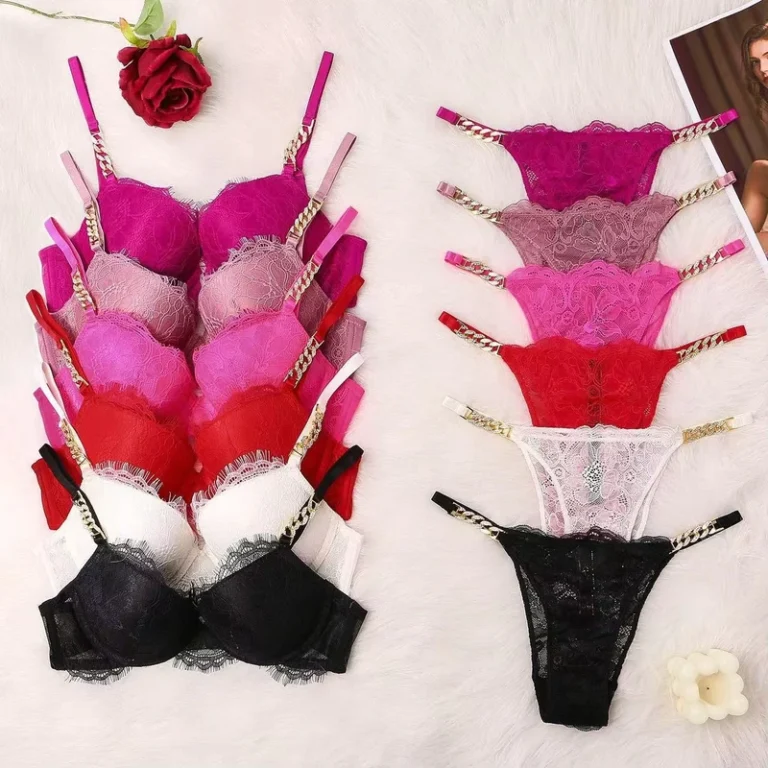 Adult-Women-Sexy-Mature-Lady-Lace-2-Pcs-Lingerie-Sets-Bra-Underwear-and-Panties-Set