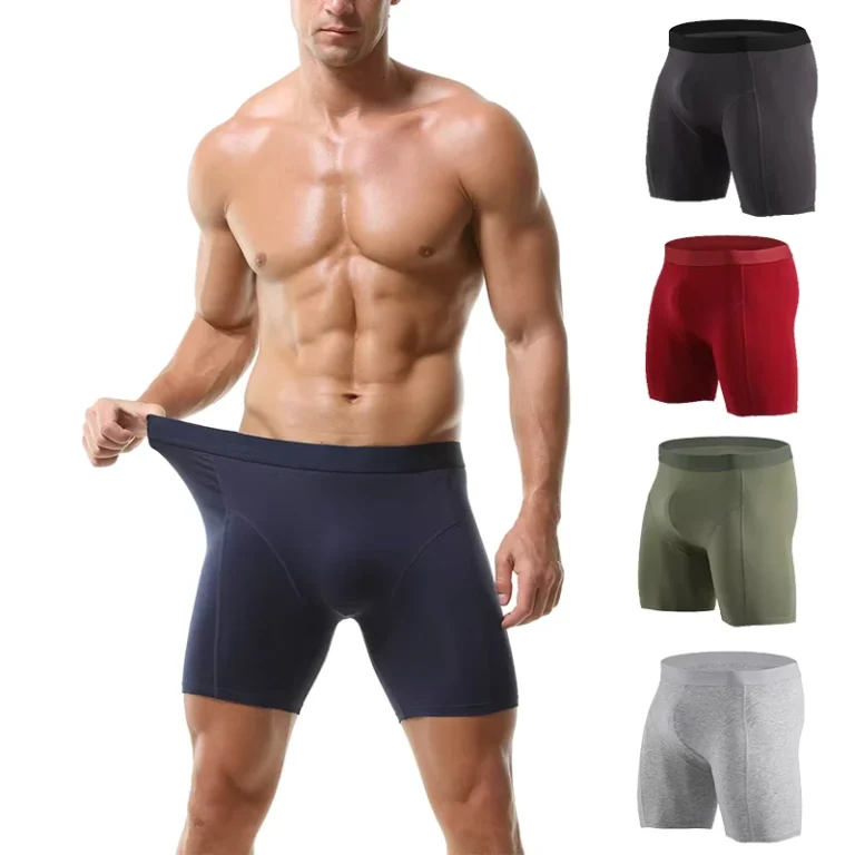 American-Size-XS-to-3XL-Plus-Size-Mens-Mid-Rise-Breathable-Knitted-Boxer-Briefs-Cotton-Underwear