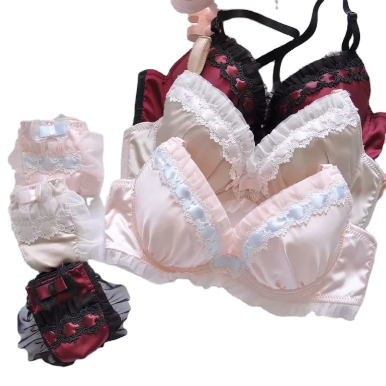 Attractive-Style-Lace-Cute-Underwear-Set-Young-Beautiful-Girls-Bra-Brief-Panties-Sets-Plus-Size-Womens-Underwear