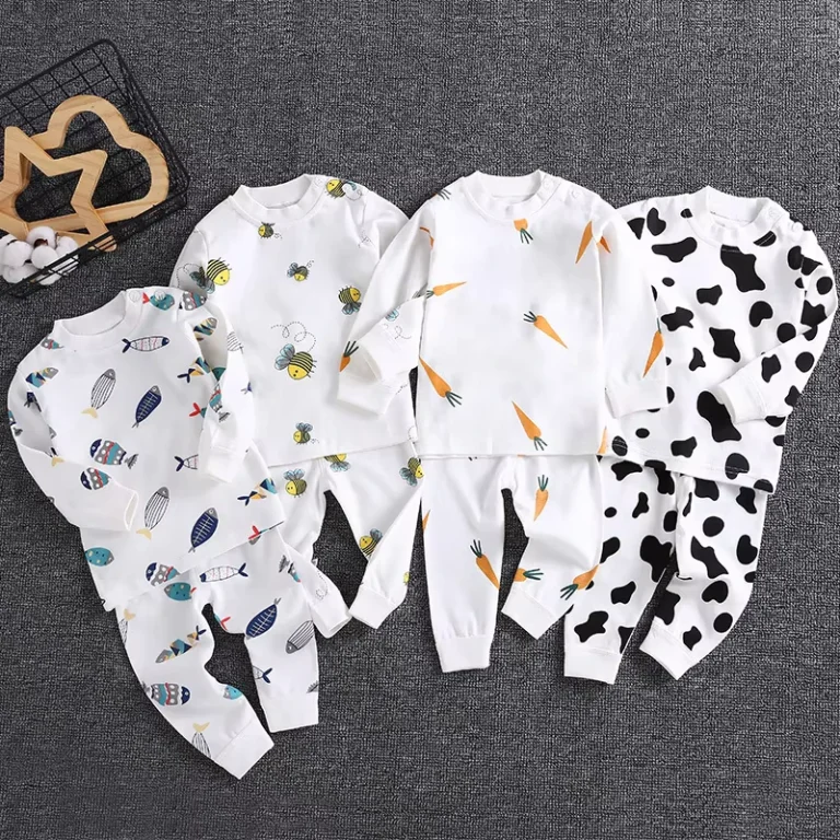 Autumn-Winter-Baby-Clothing-Sets-Boys-Girls-Infant-Underwear-Pure-Cotton-Brushed-Fabric-Moisture-Wicking-Newborn