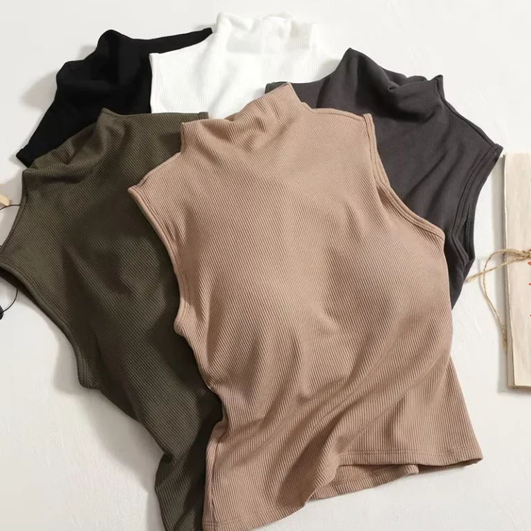 Autumn-Women-Mock-Neck-Tank-Tops-With-Bra-Pad-Casual-Crop-Tops-Screw-Thread-Sleeveless-Camisole-for-Women-Winter