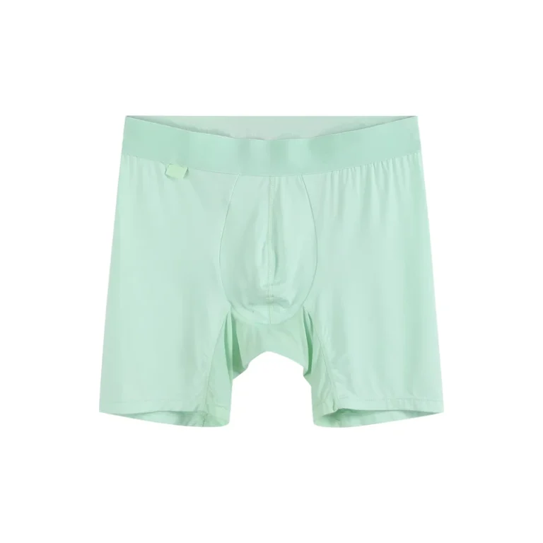 Bamboo-Mens-Underwear-Sexy-Mens-Underwear-Mint-Green-Lengthened-Mens-Underwear-Boxer-Briefs