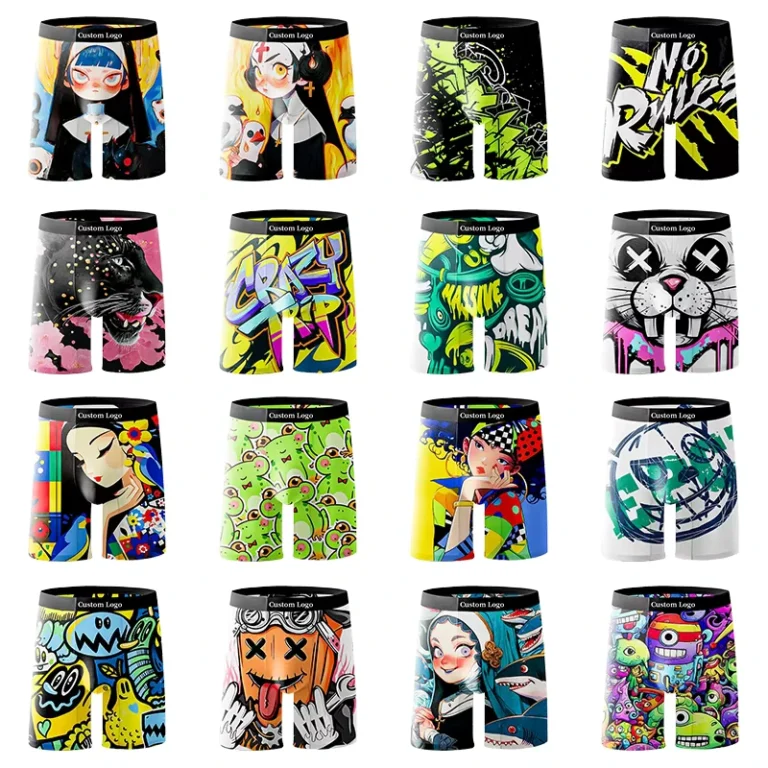 Best-Sell-New-Style-Boxers-Shorts-Quick-Dry-Trunks-Breathable-Mesh-Plus-Size-Sport-Underwear-Custom-Men-Mid-Rise-Print-Trendy