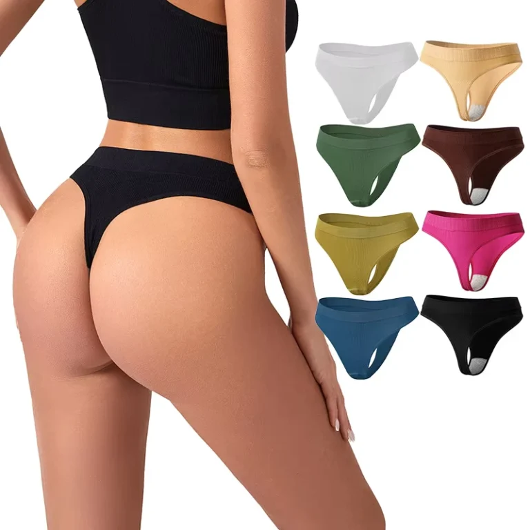 Bestseller-Seamless-Breathable-Ribbed-Traceless-Thong-Panties-for-Women-Fitness-Yoga-Workout