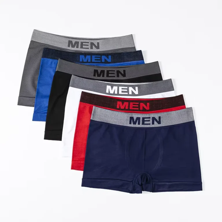 Brand-Mens-Underwear-Boxer-Shorts-Polyester-Seamless-Underwear