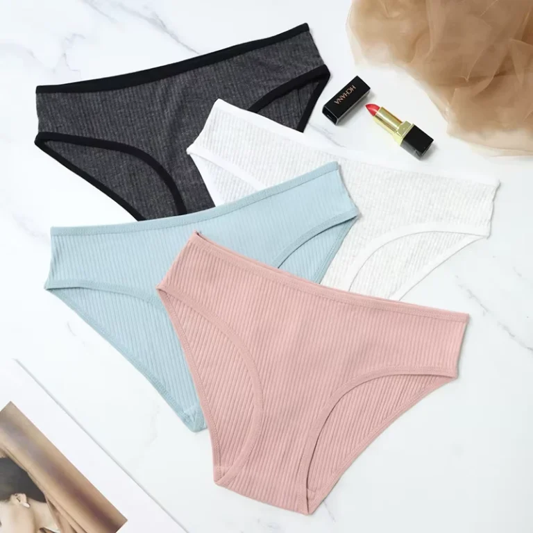 Breathable-Soft-Girls-Hipster-High-Waist-Underwear-Seamless-Cotton-Panties