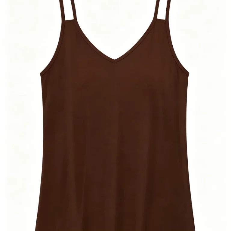 Casual-Loose-Fit-Double-Strap-Cami-Top-Women-V-neck-Sleeveless-Tank-Top