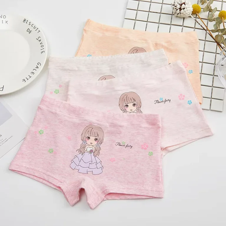 Childrens-Cotton-Boxer-Shorts-for-Girls-Cartoon-Princess-Color