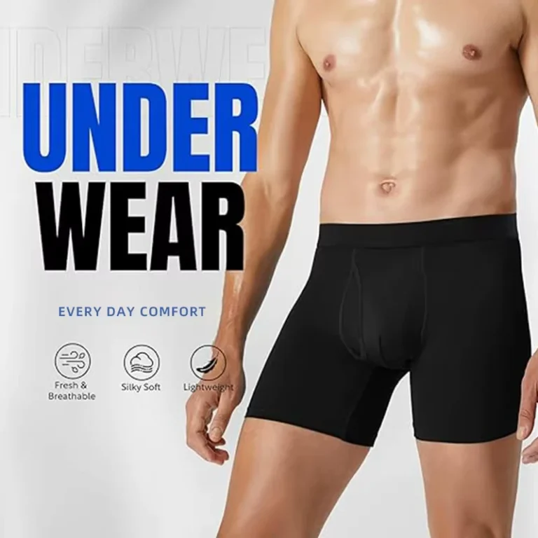 Classic-Solid-Color-Underwear-Breathable-Mid-Waist-MenS-Briefs-Large-Sizes-Boxers