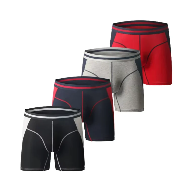 Comfortable-Mens-Boxer-Briefs-Quick-Dry-Modal-Underwear-Classic-Sport-Shorts-Style-Compression-Feature-Breathable-Classic-Style