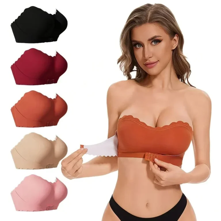 Comfortable-Wireless-Lady-Brattle-Push-up-BH-Strapless-Womens-Strapless-Style-Front-Buckle-Bra-for-Women-Seamless