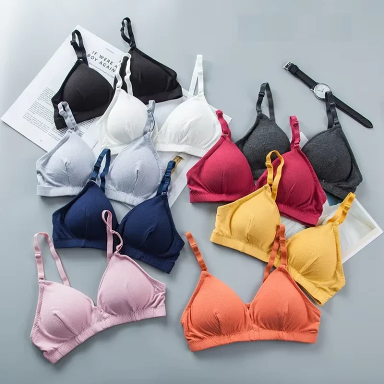 Comfortable-Women-Colorful-Bra-Without-Closure-Thin-Padded-Triangle-Bralette