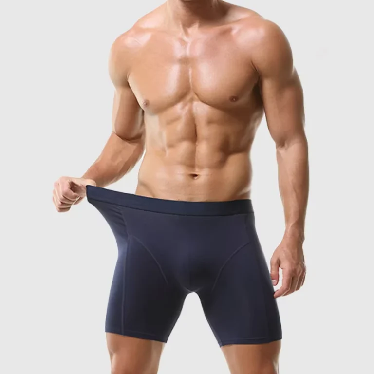 Cotton-Anti-Friction-Leg-Underwear-Summer-Sports-Long-Underwear-Men-Boxer-Briefs