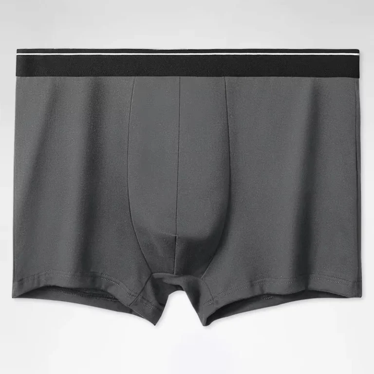 Cotton-Fabric-Seamless-Underwear-Panties-for-Men-Breathable-Mid-Waist-Boxer-Skin-Friendly-Perfect-for-Daily-Sport-Wear