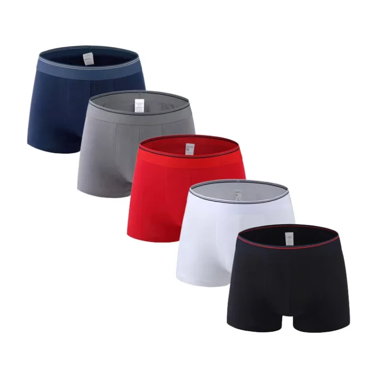 Cotton-Mens-Boxers-Comfortable-Breathable-Mid-waist-Mens-Underwear-Plus-Size-Mens-Boxer