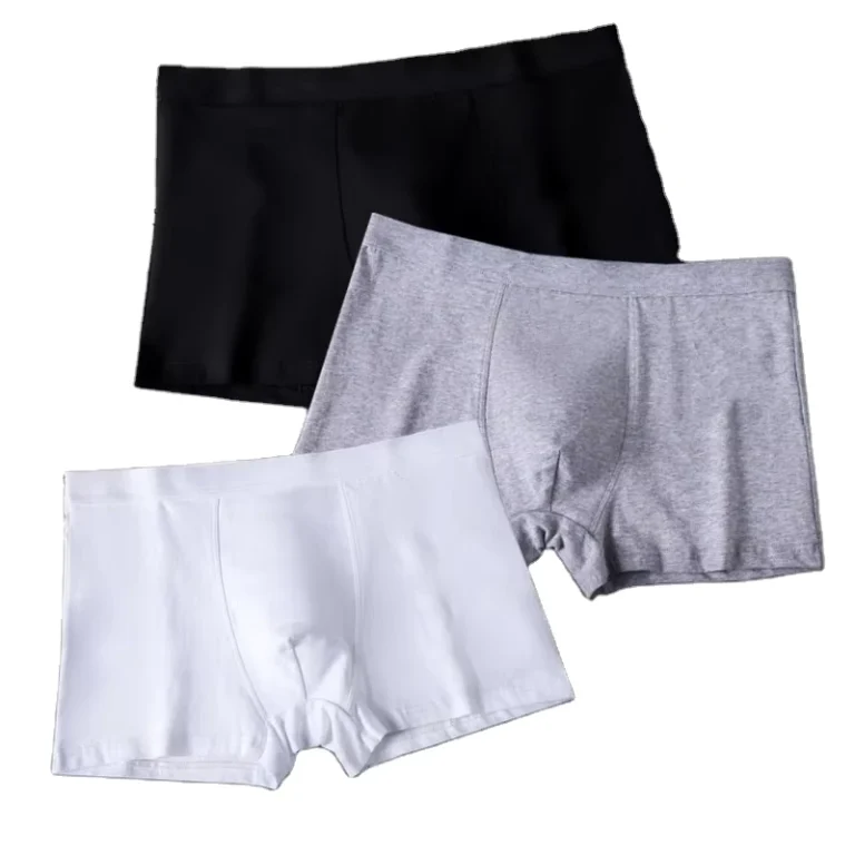 Cotton-Solid-Mens-Briefs-Boxers-Mens-Underwear-Boxers-for-Men