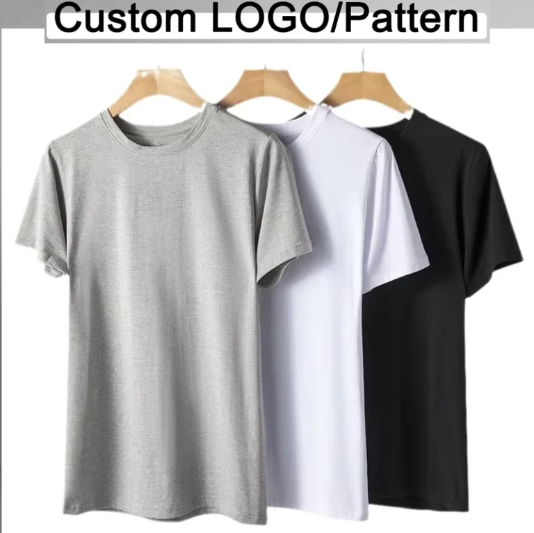 Custom-Brand-Logo-Cotton-Mens-Sports-Slim-Elastic-Short-Sleeve-Solid-Breathable-T-Shirt-Fitness-Undershirt-180g