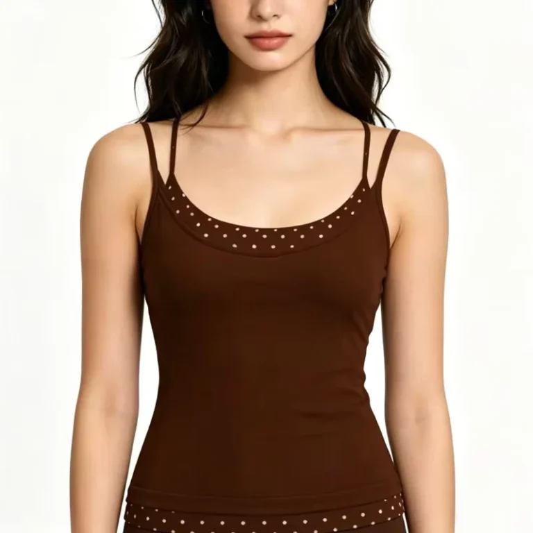 Custom-Camisole-Tank-Top-Double-Layer-Sport-Soft-Yoga-Vest-Womens-Summer-Casual-Halter-Crop-Top