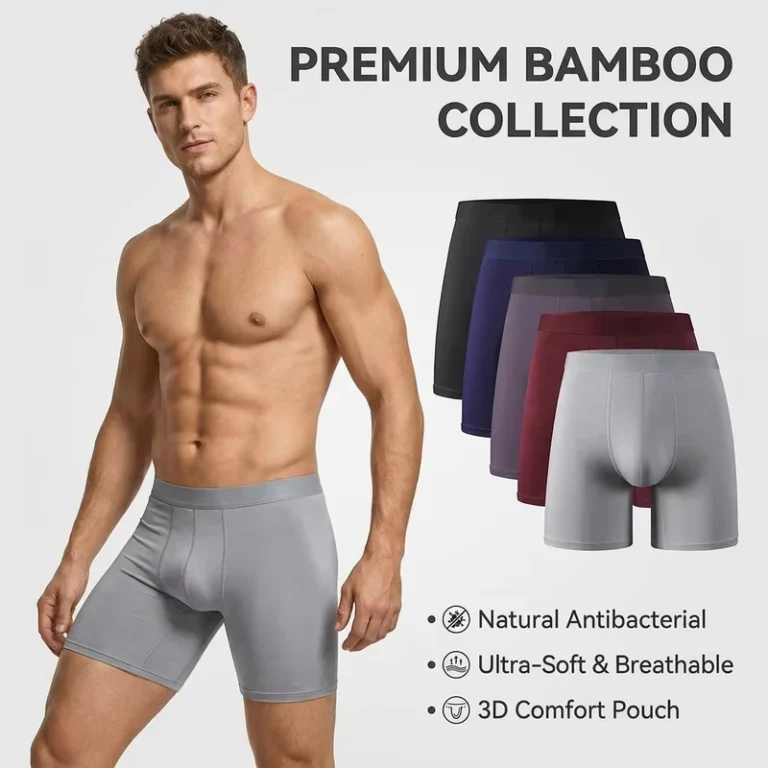 Custom-Logo-Design-Bamboo-Fiber-Mens-Seamless-Underwear-Boxer-Briefs-for-Man-OEM-ODM-Customizable-Boxer-Shorts
