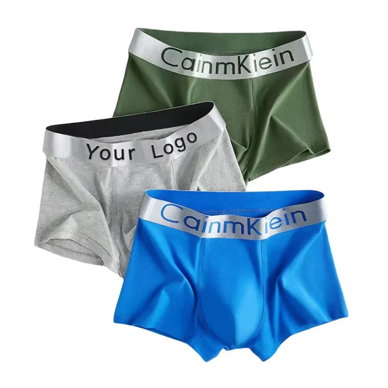 Custom-Logo-Mens-Briefs-Boxers-Boys-Shorts-Underwear-Breathable-Boxers-Mens-Cotton-Underwear-Mens-Briefs