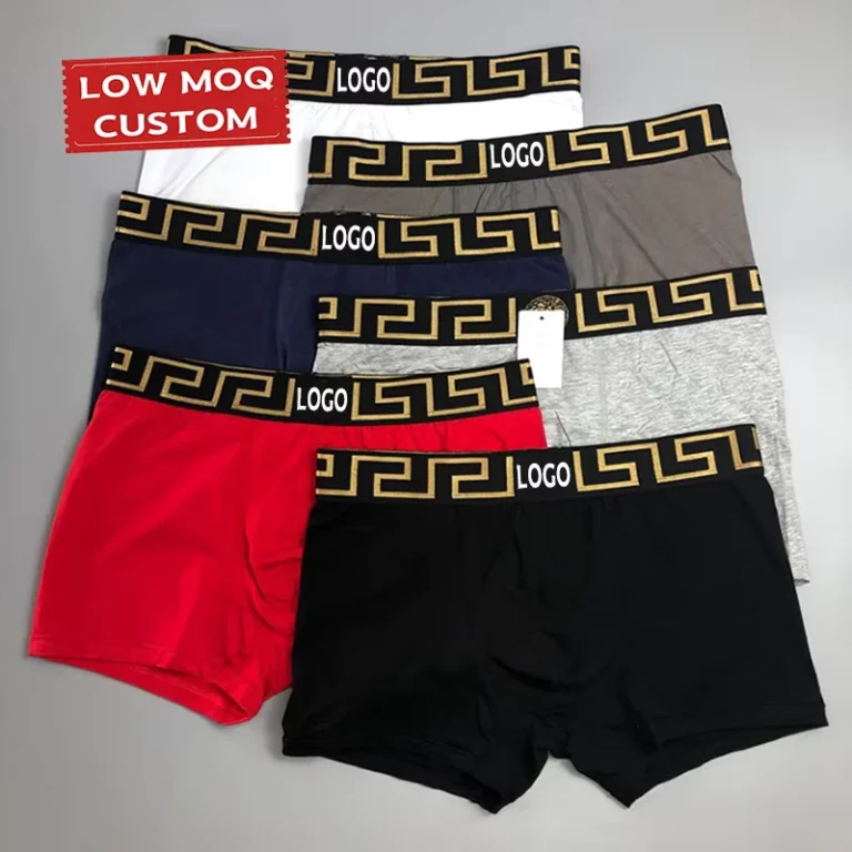 Custom-Logo-Mens-Cotton-Underwear-Fashion-Gold-Pattern-Mid-Rise-Briefs-with-Breathable-Comfortable-Waistband-Low-MOQ