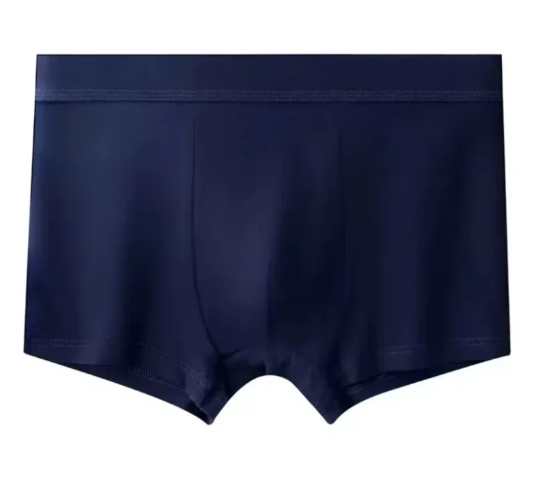 Custom-Logo-Printed-Knitted-95-Cotton-5-Spandex-Boxer-Briefs-High-Rise-Breathable-Seamless-Long-Leg-Men-EU-Size-XL-Waist