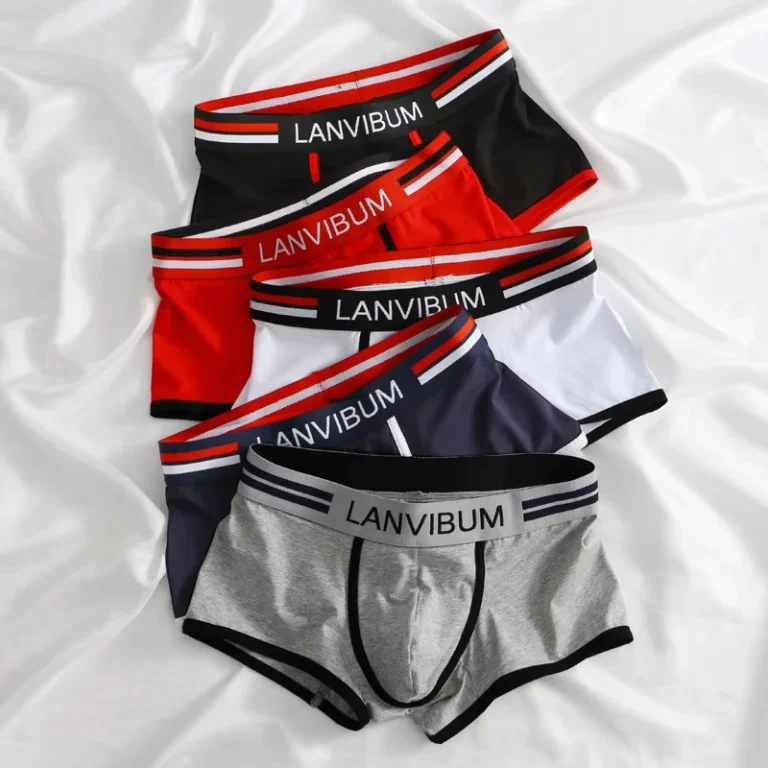 Custom-Logo-Underwear-Boxer-Briefs-Men-Comfortable-Cotton-Mens-Boxer-Briefs-with-Ball-U-Pouch-Support