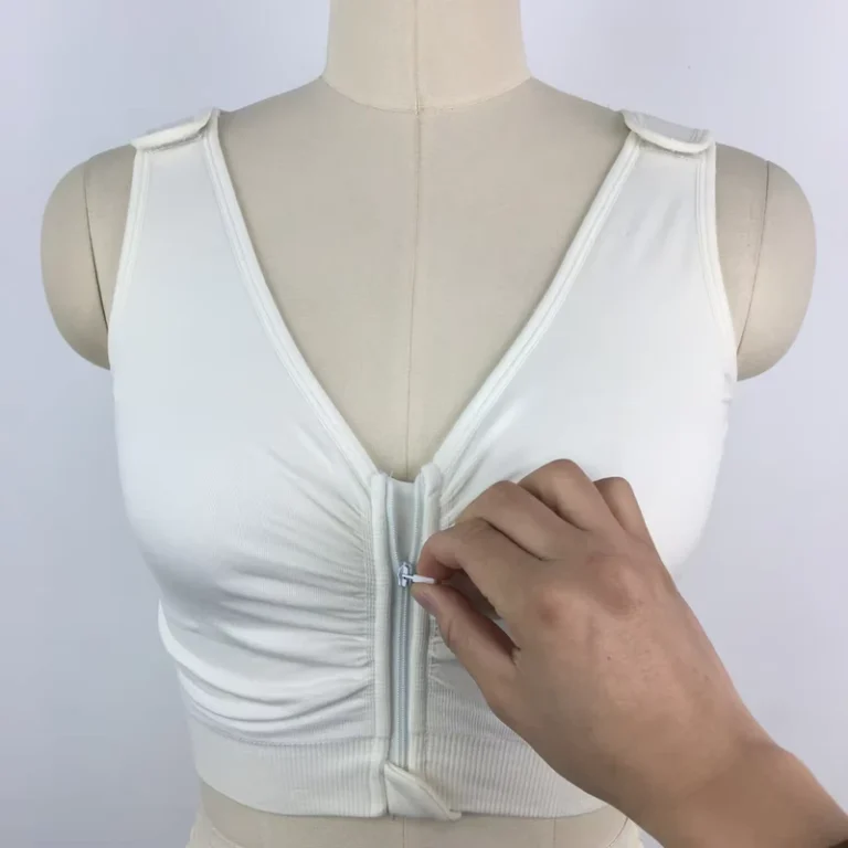 Custom-Medical-Compression-Zipper-Bra-After-Breast-Surgery-Comfortable-Wireless-Seamless-Post-Surgical-Bra-Zip-Front-Closure