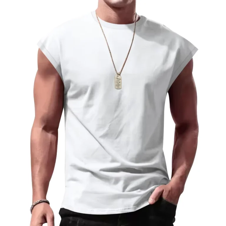 Custom-Mens-Blank-Solid-Sleeveless-Tank-Top-Summer-Casual-Sports-Loose-Fit-Breathable-Undershirt