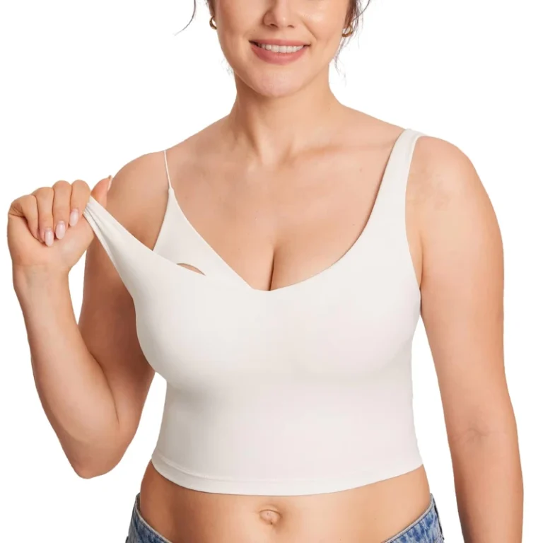 Custom-Mom-Longline-Sports-Breastfeeding-V-Neck-Maternity-Nursing-Seamless-Bra-Sleeveless-Crop-Tank-Top-Comfort-Nursing-Lingerie