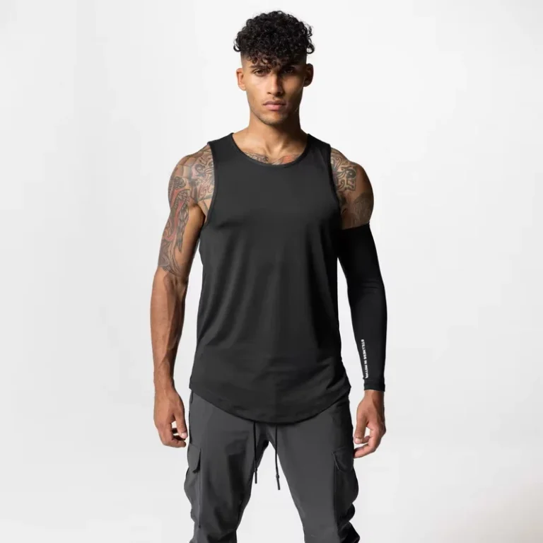 Custom-Quality-Sleeveless-Undershirt-Vest-Black-Cotton-Singlets-Distressed-tank-Top-Gym-Wear-T-shirt-Vest-for-Men