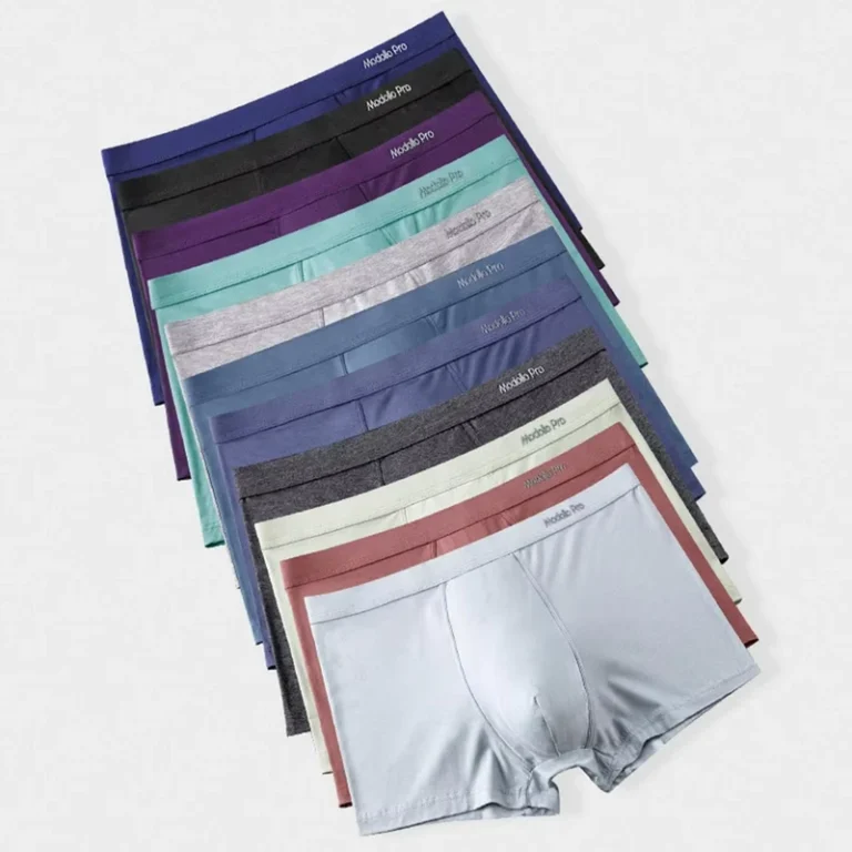 Custom-logo-Stretch-Mens-Underwear-Boxers-Briefs-Shorts-Comfort-Flex-Cotton-Plus-Size-Modal-Underwear
