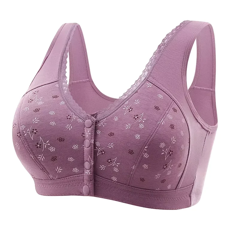 Customize-Plus-Size-Women-Soft-Cotton-Sports-Bra