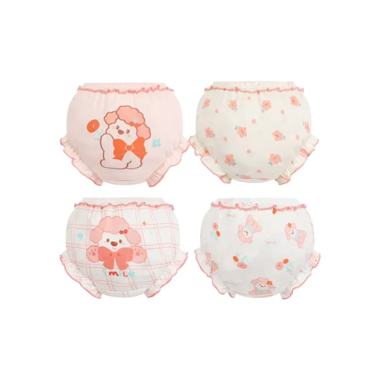 Cute-Cartoon-Kids-Cotton-Little-Girl-Reusable-Breathable-Briefs-Panties-with-Customizable-Size-Logo-for-Baby-Girls
