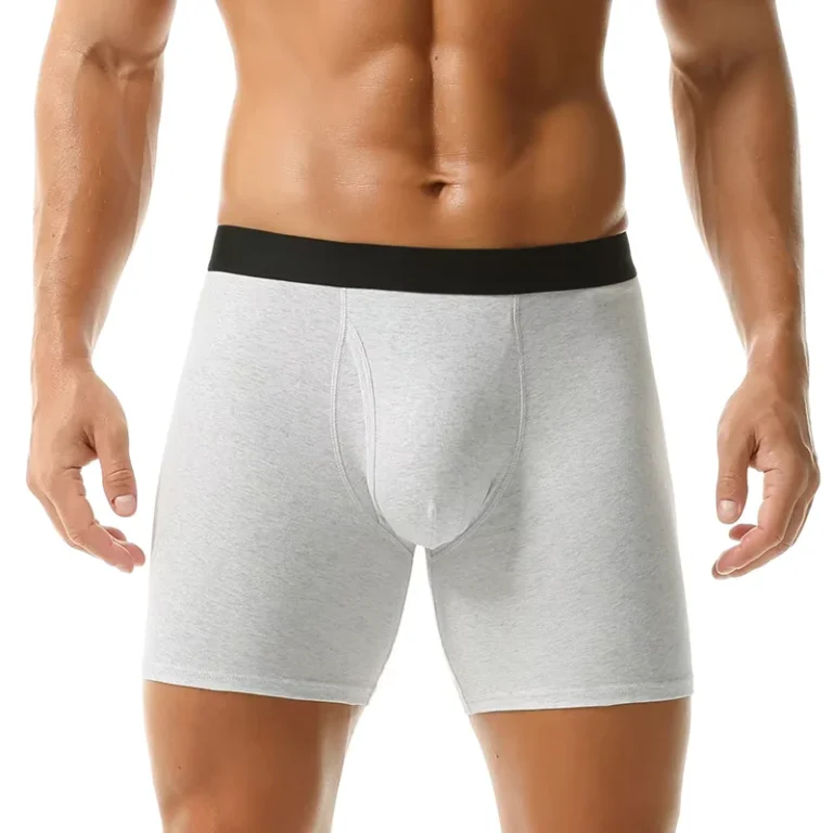 EU-US-Size-OEM-Men-Custom-Print-Logo-Cotton-Briefs-Trunk-Underwear-Men-Long-Boxer-Briefs