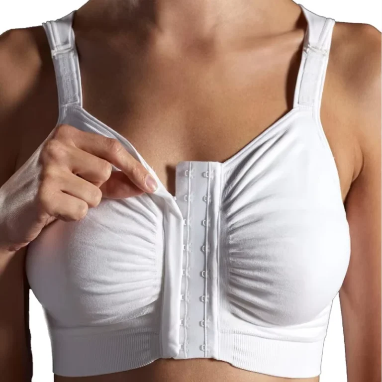 Easy-Examination-Hook-and-Eye-Front-Closure-Plastic-Surgery-Shirts-Comfortable-Seamless-Wireless-Post-Surgical-Compression-Bras