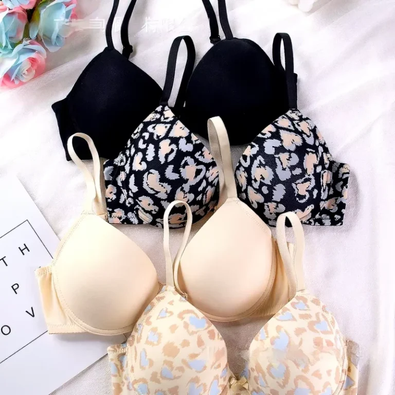 Exclusive-Cross-border-Supply-Breathable-Leopard-Print-Sexy-Seamless-Nylon-Spandex-3-4-Cup-Push-up-Bra-for-Women