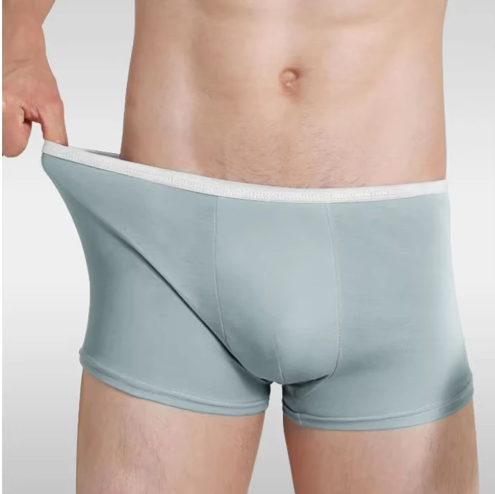 Extremely-Elastic-Disposable-Customized-Mens-Pure-Cotton-Underwear-Thin-Boxer-Shorts-Breathable-Casual-Sports-Underwear