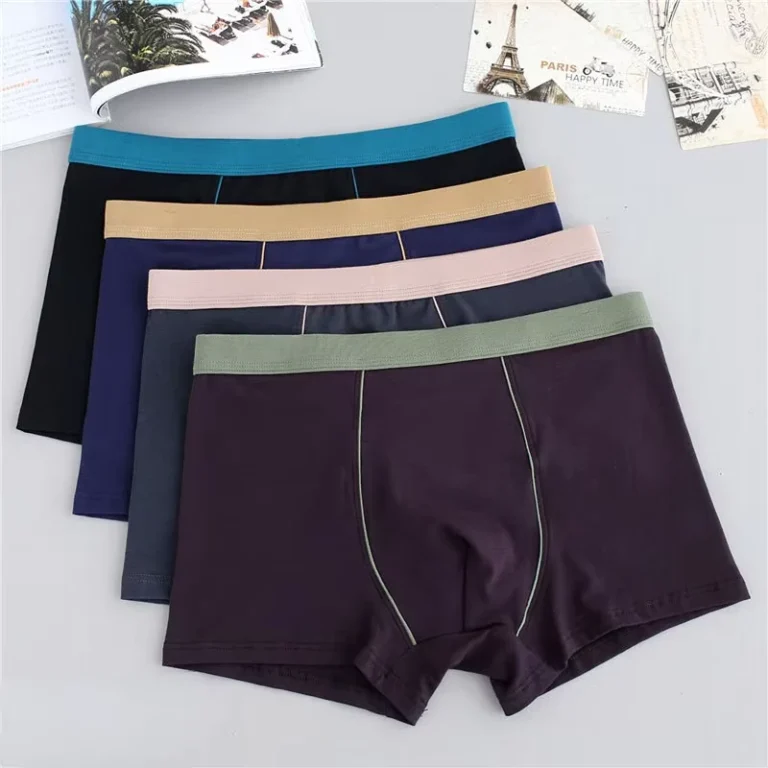 FF4410-Plus-Size-Cotton-Mens-Boxer-Briefs-Daily-Comfortable-Breathable-Underwear-Underpant-Fat-Mens-Boxers-Briefs