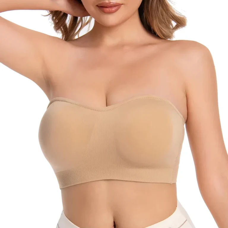 Factory-Bulk-Non-Slip-Invisible-Shoulder-Strap-Removable-Pads-Womens-Seamless-Wire-Free-Strapless-Bandeau-Bra