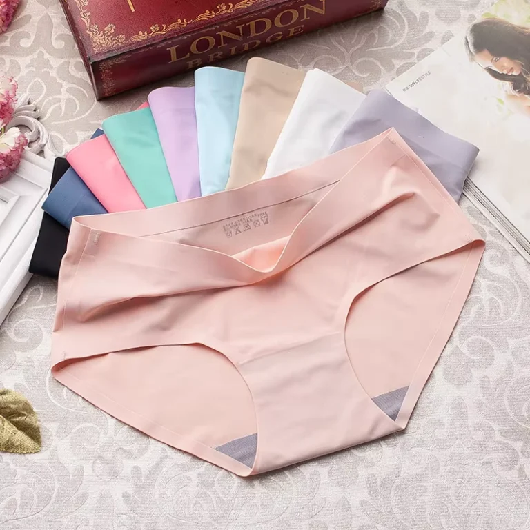 Factory-Direct-Girls-Panties-Midriff-Solid-Color-One-Piece-Comfortable-and-Breathable-Cotton-for-Women-Triangle