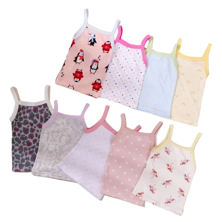 Factory-Direct-Summer-Thin-100-Cotton-Tank-Top-for-Boys-Girls-Printed-Knitted-Base-Layer-Camisole-Cartoon-Cross-Border-Design