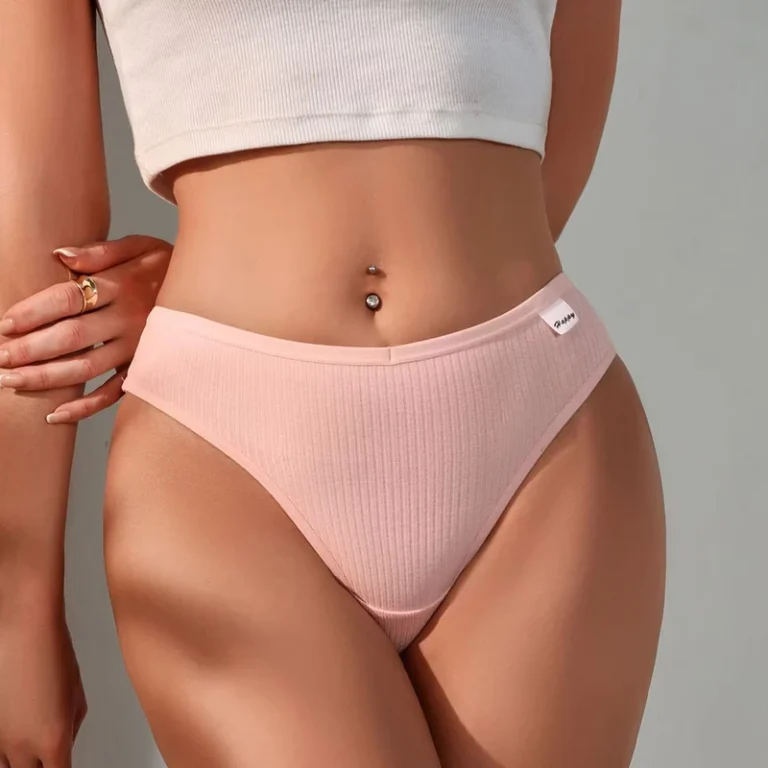 Factory-Mid-Waist-Underwear-Ladies-Breathable-Comfortable-Underpants-Fashion-Female-Briefs-Women-Plain-Cotton-Thongs