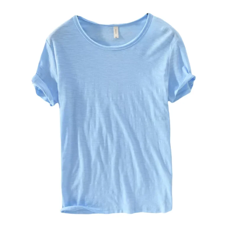Factory-New-Thin-100-Cotton-Solid-Color-Formal-Breathable-Mens-Short-Sleeve-Undershirts